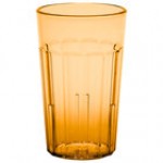 Cambro NT10153 Newport 10 oz. Amber Customizable SAN Plastic Tumbler - 36/Case Cambro NT10153 Newport 10 oz. Amber Customizable SAN Plastic Tumbler - 36/Case