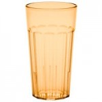 Cambro NT10153 Newport 10 oz. Amber Customizable SAN Plastic Tumbler - 36/Case Cambro NT10153 Newport 10 oz. Amber Customizable SAN Plastic Tumbler - 36/Case