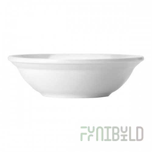 Libbey Basics 10 oz. Bright White Narrow Rim Melamine Bowl - 36/Case
