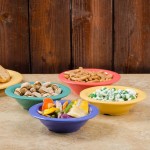 GET B-454-FG Diamond Mardi Gras 4.5 oz. Rainforest Green Melamine Bowl - 48/Case