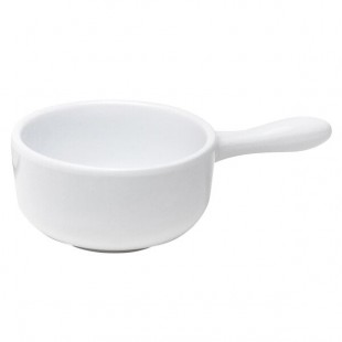 Elite Global Solutions Merced D10C White 10 oz. French Casserole Dish with 2 1/4 Elite Global Solutions Merced D10C White 10 oz. French Casserole Dish with 2 1/4