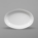 Elite Global Solutions Merced D10C White 10 oz. French Casserole Dish with 2 1/4