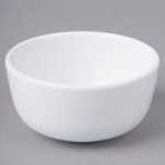 Elite Global Solutions Merced D10C White 10 oz. French Casserole Dish with 2 1/4