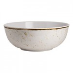 Creations Craft from Steelite International 14 oz. Two-Tone Brown and White Melamine Bowl - 6/Case Creations Craft from Steelite International 14 oz. Two-Tone Brown and White Melamine Bowl - 6/Case