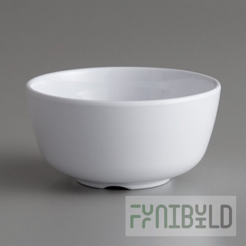 American Metalcraft DB10WH Jane Collection 10 oz. White Round Melamine Bouillon Cup
