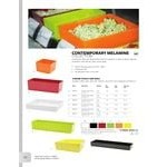 TableCraft M4008WH Contemporary Melamine Collection 3 Qt. White Straight Sided Bowl - 15