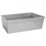 Front of the House Dots 14-Piece Stainless Steel Riser Set with Black Bamboo Buffet Boards