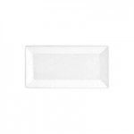 Front of the House Kyoto 12 oz. Bright White Porcelain Bud Vase - 6/Case