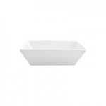 Front of the House Kyoto 12 oz. Bright White Porcelain Bud Vase - 6/Case