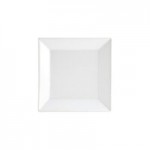 Front of the House Kyoto 12 oz. Bright White Porcelain Bud Vase - 6/Case