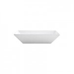 Front of the House Kyoto 12 oz. Bright White Porcelain Bud Vase - 6/Case