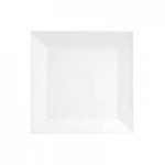 Front of the House Kyoto 12 oz. Bright White Porcelain Bud Vase - 6/Case
