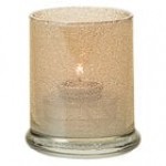 Hollowick 6147CHJ Champagne Jewel Glass Votive Column