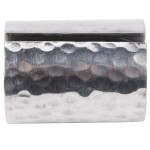 American Metalcraft Cylinder Hammered Aluminum Card Holder American Metalcraft Cylinder Hammered Aluminum Card Holder