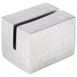 American Metalcraft Cylinder Hammered Aluminum Card Holder American Metalcraft Cylinder Hammered Aluminum Card Holder