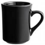 Acopa 8 oz. Customizable Bright White Rolled Edge Stoneware Mug - 36/Case Acopa 8 oz. Customizable Bright White Rolled Edge Stoneware Mug - 36/Case