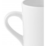 Acopa 8 oz. Customizable Bright White Rolled Edge Stoneware Mug - 36/Case Acopa 8 oz. Customizable Bright White Rolled Edge Stoneware Mug - 36/Case