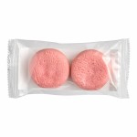 Elk Village Bakery 2-Count Individually Wrapped Vegan Strawberry Amaretti Cookie 1.34 oz. - 32/Case Elk Village Bakery 2-Count Individually Wrapped Vegan Strawberry Amaretti Cookie 1.34 oz. - 32/Case
