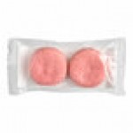 Elk Village Bakery 2-Count Individually Wrapped Vegan Strawberry Amaretti Cookie 1.34 oz. - 32/Case Elk Village Bakery 2-Count Individually Wrapped Vegan Strawberry Amaretti Cookie 1.34 oz. - 32/Case