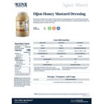 Ken's Foods 1 Gallon Dijon Honey Mustard Dressing