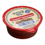 Ken's Foods Cannonball BBQ Sauce 1.25 oz. Cup - 100/Case