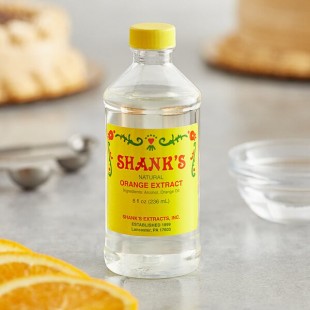 Shank's 8 fl. oz. Pure Orange Extract - 12/Case Shank's 8 fl. oz. Pure Orange Extract - 12/Case