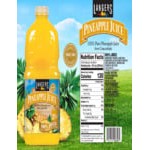 Langers Pineapple Juice 64 fl. oz. - 8/Case Langers Pineapple Juice 64 fl. oz. - 8/Case