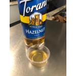 Torani Sugar-Free Hazelnut Flavoring Syrup 750 mL Glass Bottle