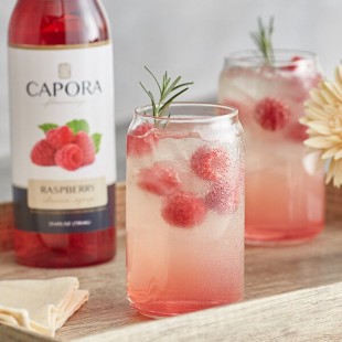 Capora Raspberry Flavoring Syrup 750 mL - 6/Case Capora Raspberry Flavoring Syrup 750 mL - 6/Case