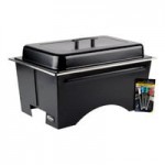 Sterno Full Size ChalkBoard Fold-Away WindGuard Chafer with Black Matte Finish, Full Size Pan, and Clear Dome Lid Sterno Full Size ChalkBoard Fold-Away WindGuard Chafer with Black Matte Finish, Full Size Pan, and Clear Dome Lid