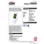 CDN INTP662 ProAccurate HACCP Digital Laser Infrared Thermometer with Folding Thermocouple Probe CDN INTP662 ProAccurate HACCP Digital Laser Infrared Thermometer with Folding Thermocouple Probe