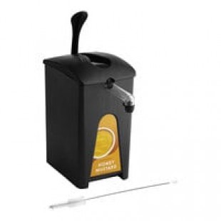 Heinz Keystone 1.5 Gallon Gold Plastic Honey Mustard Pump Dispenser