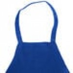 Chef Revival Royal Blue Poly-Cotton Customizable Bib Apron with 1 Pocket - 34 Chef Revival Royal Blue Poly-Cotton Customizable Bib Apron with 1 Pocket - 34