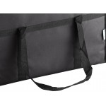 Choice Insulated Food Delivery Bag / Pan Carrier with Microcore Thermal Hot or Cold Pack Kit, Black Nylon, 23