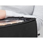 Choice Insulated Food Delivery Bag / Pan Carrier with Microcore Thermal Hot or Cold Pack Kit, Black Nylon, 23