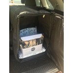 Choice Insulated Food Delivery Bag / Pan Carrier with Microcore Thermal Hot or Cold Pack Kit, Black Nylon, 23