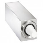 Vollrath 58843 Stainless Steel 4-Slot 8 - 44 oz. Countertop Cup Dispenser Cabinet with 3 T-Lid Holders and 1 Straw Pocket Vollrath 58843 Stainless Steel 4-Slot 8 - 44 oz. Countertop Cup Dispenser Cabinet with 3 T-Lid Holders and 1 Straw Pocket