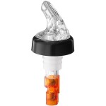 Choice 0.5 oz. 3-Ball Measured Liquor Pourer with Collar - 12/Pack