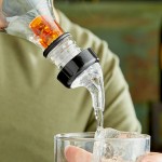 Choice 0.5 oz. 3-Ball Measured Liquor Pourer with Collar - 12/Pack