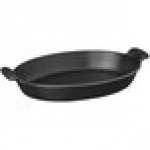 Chasseur 40 oz. Black Enameled Mini Cast Iron Oval Casserole Dish by Arc Cardinal FN420