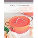 Bon Chef Country French X 3.3 Qt. Ombre Crimson Red Sauce Pot with Cover 73301-OM-CR