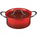 Bon Chef Country French X 3.3 Qt. Ombre Crimson Red Sauce Pot with Cover 73301-OM-CR