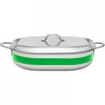 Bon Chef Country French X 3.3 Qt. Ombre Crimson Red Sauce Pot with Cover 73301-OM-CR