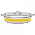 Bon Chef Country French X 3.3 Qt. Ombre Crimson Red Sauce Pot with Cover 73301-OM-CR