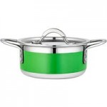 Bon Chef Country French X 3.3 Qt. Ombre Crimson Red Sauce Pot with Cover 73301-OM-CR