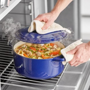 Valor 7 Qt. Galaxy Blue Enameled Cast Iron Dutch Oven Valor 7 Qt. Galaxy Blue Enameled Cast Iron Dutch Oven