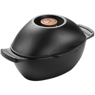 Outset® 76495 2 Quart Cast Iron Mussel Pot Outset® 76495 2 Quart Cast Iron Mussel Pot