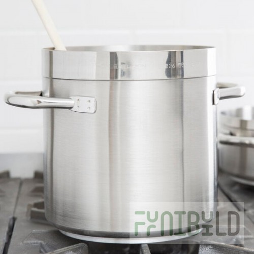 Vollrath 3101 Centurion 6.5 Qt. Induction Ready Stainless Steel Stock Pot