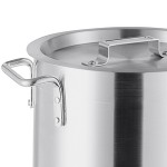 Choice 10 Qt. Standard Weight Aluminum Stock Pot with Cover Choice 10 Qt. Standard Weight Aluminum Stock Pot with Cover