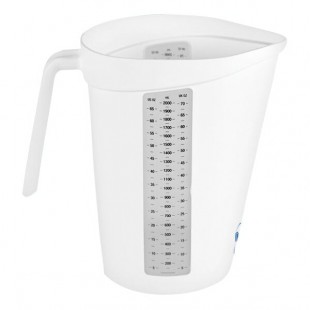 Vikan 2 Liter White Polypropylene Measuring Jug 60005 Vikan 2 Liter White Polypropylene Measuring Jug 60005